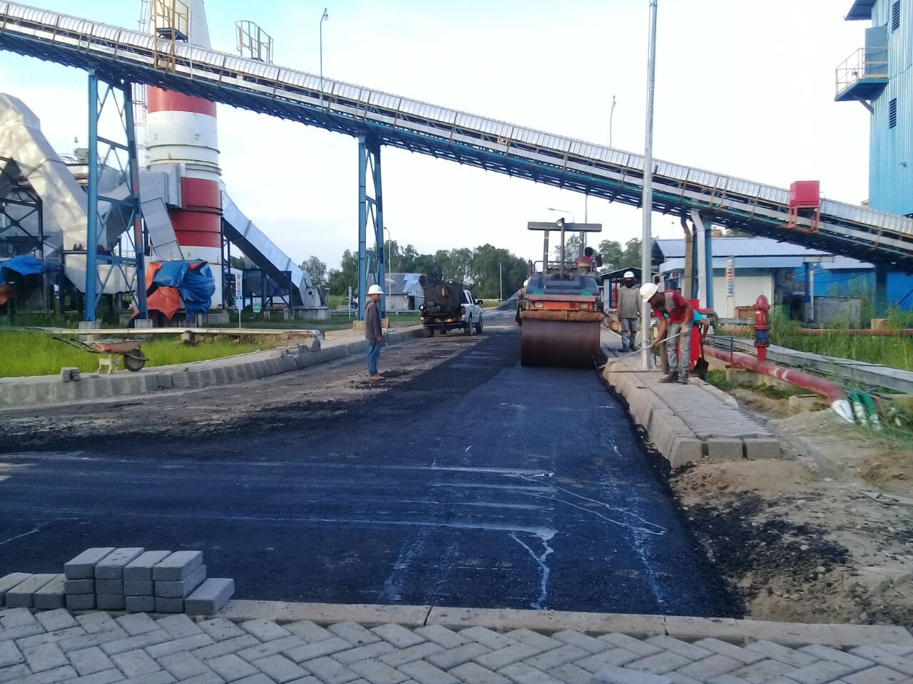 Road Assphalt Work Road Assphalt Work